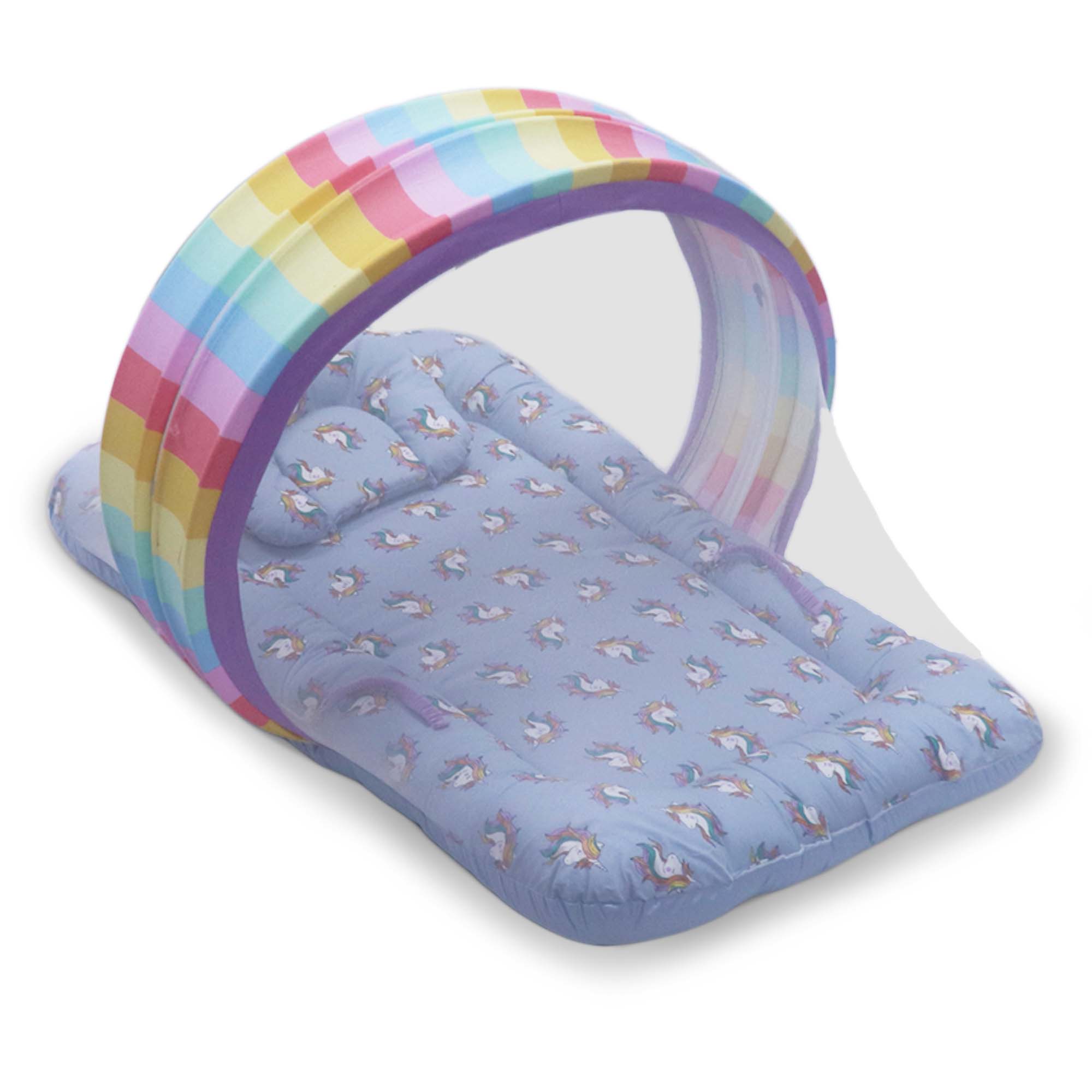 Grey Unicorn -  Kradyl Kroft Bassinet Style Mosquito Net Bedding for Infants
