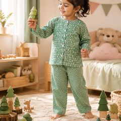 Green Kafe -  Baby 100% Cotton Coord Set