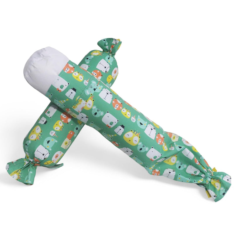 Green Panda -  Set of 2 Side Pillows for Kids above 12 Years