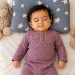 Grey Star New Born Pillow | Baby Pillow
