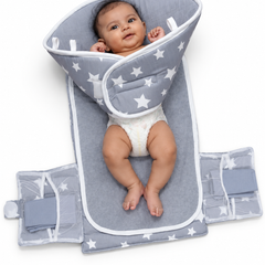 Born Star Grey Diaper Changing Mat for Baby