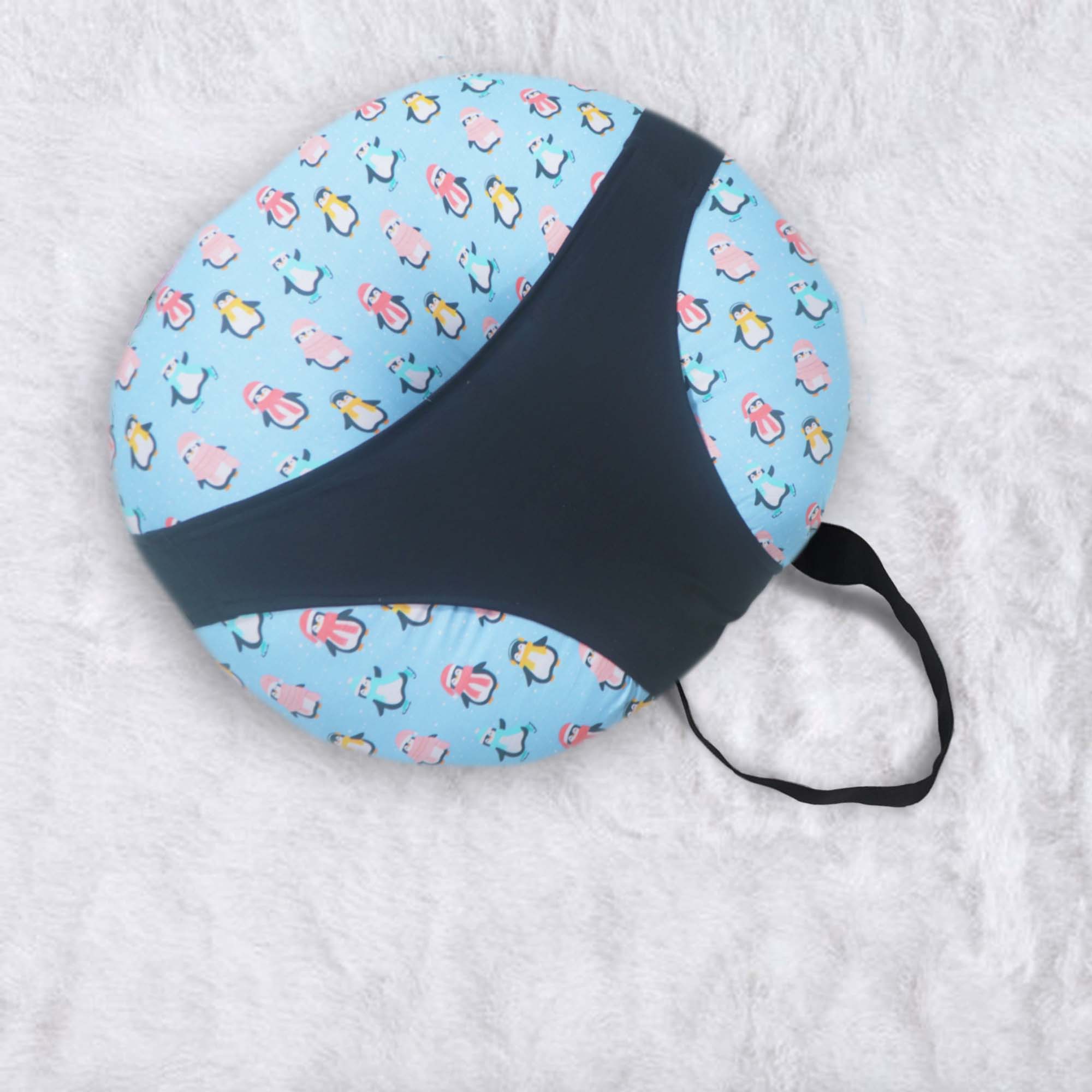 Dancing Penguins - Baby Feeding Pillow | Nursing Pillow | Breastfeeding Pillow