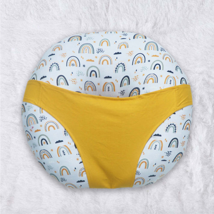 Rainbow Rain - Baby Feeding Pillow | Nursing Pillow | Breastfeeding Pillow
