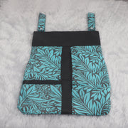 Blue & Black leafy Print-Diaper & Nappy Stacker Multi-Purpose Storage for Essentials