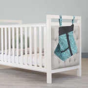 Blue & Black leafy Print-Diaper & Nappy Stacker Multi-Purpose Storage for Essentials