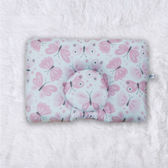 Pink Butterfly New Born Pillow | Baby Pillow | Head Shaping Pillow