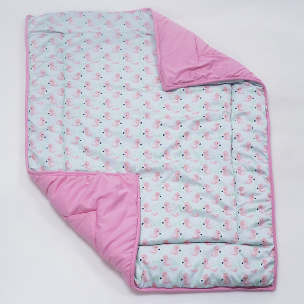 Flamingo - Baby Quilt | Baby Blanket