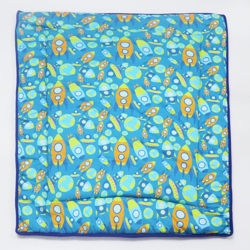 Rocket - Baby Quilt | Baby Blanket