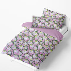 Kradyl Kroft Kids 3 Pcs Bedding Set with Removable Covers | Duvet, Pillow and Lumbar Pillow with 100% Cotton Covers - Very Berry