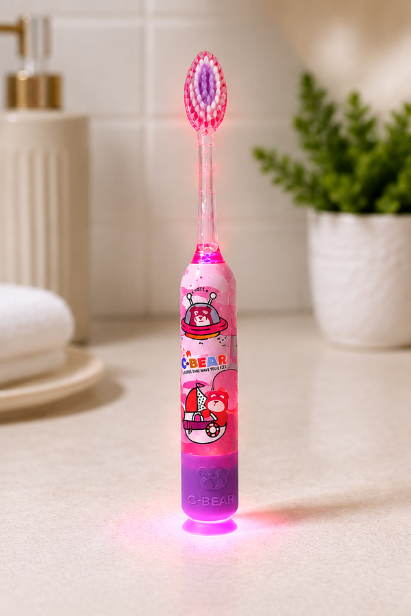 Light Glow Design Soft Tooth Brush for 2 to 6 Years - Design 17