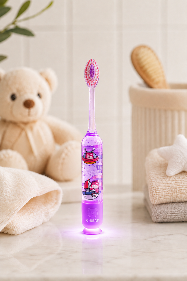 Light Glow Design Soft Tooth Brush for 2 to 6 Years - Design 18
