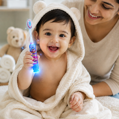Light Glow Design Soft Tooth Brush for 2 to 6 Years - Design 20