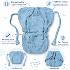The LanGOAT - 5 Layer Padded Muslin Baby Langots for Diaper Free Time
