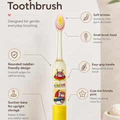 Light Glow Design Soft Tooth Brush for 2 to 6 Years - Design 21