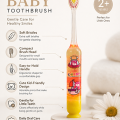 Light Glow Design Soft Tooth Brush for 2 to 6 Years - Design 22