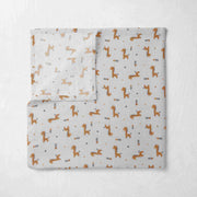 Muslin Dolphin N Giraffe Swaddle Set of 2