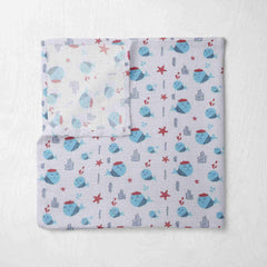 Muslin Dolphin N Panda Swaddle Set of 2