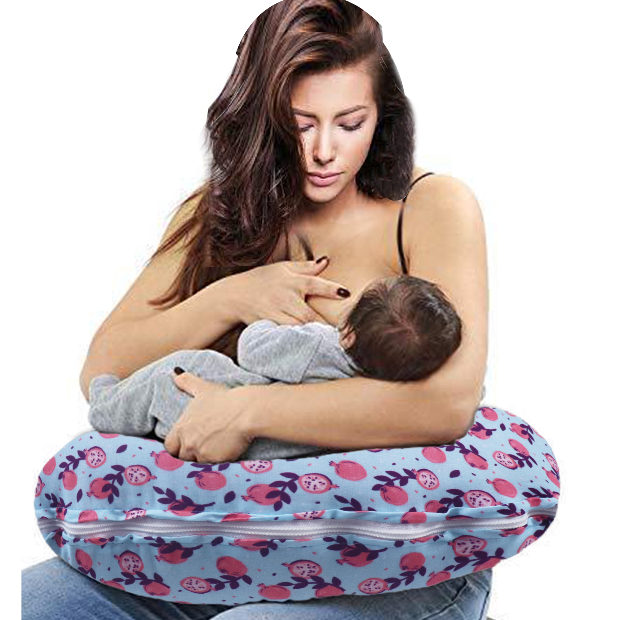 Pomegranates - Baby Feeding Pillow | Nursing Pillow | Breastfeeding Pillow