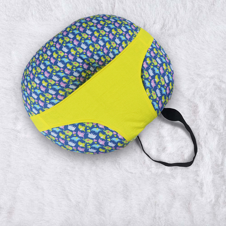 Dancing Elephants - Baby Feeding Pillow | Nursing Pillow | Breastfeeding Pillow