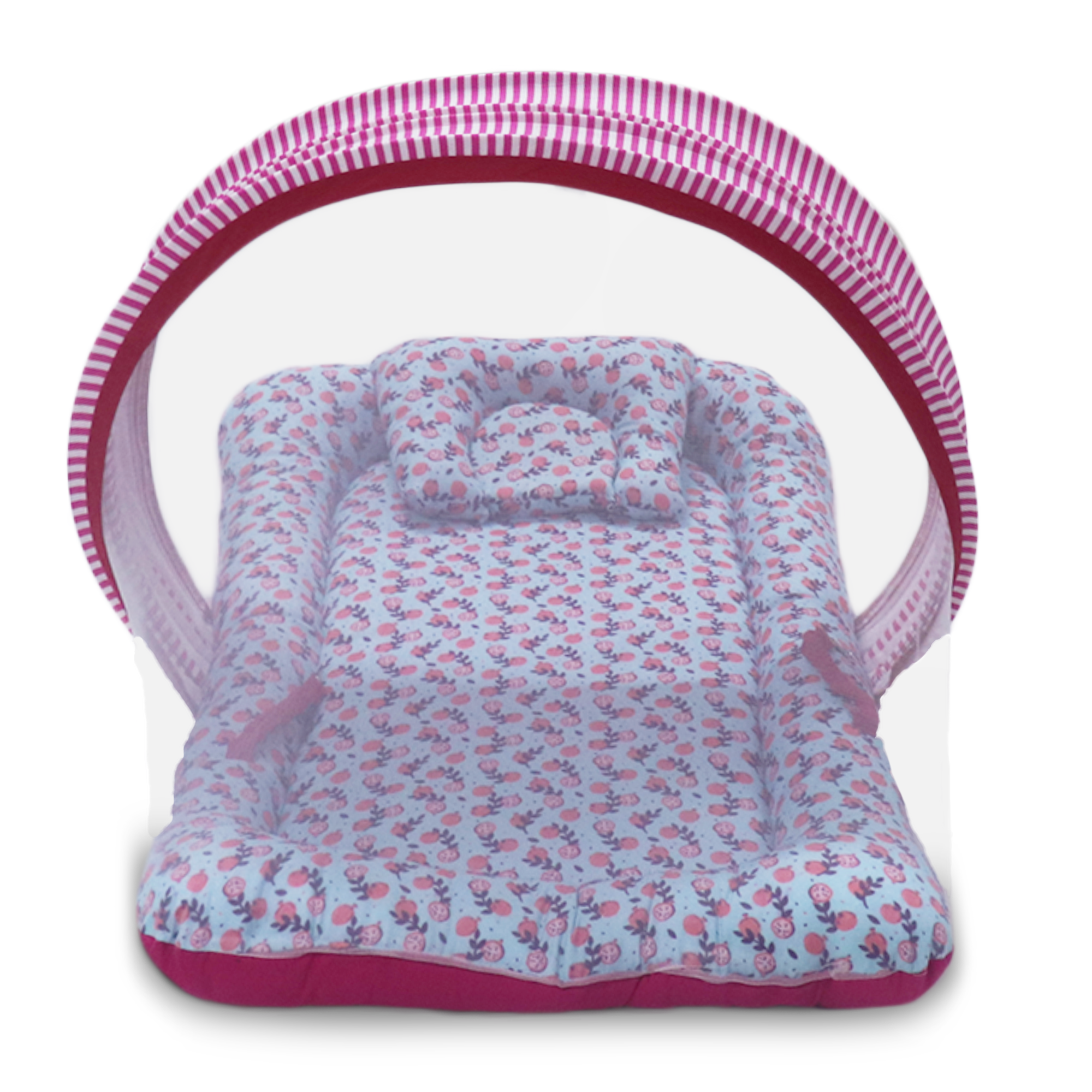 Pomegranates -  Kradyl Kroft Bassinet Style Mosquito Net Bedding for Infants