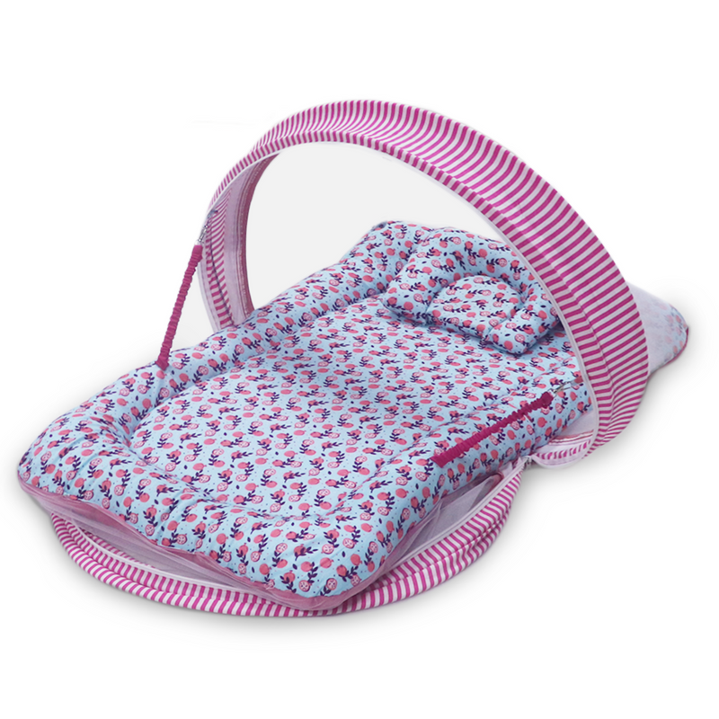 Pomegranates -  Kradyl Kroft Bassinet Style Mosquito Net Bedding for Infants