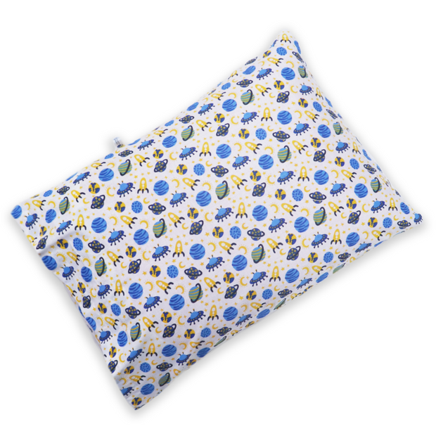 Satellite - Toddler Pillow with 100% Cotton Removable cover - 20 X 15 Inches | Children Pillows