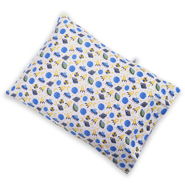 Satellite - Toddler Pillow with 100% Cotton Removable cover - 20 X 15 Inches | Children Pillows