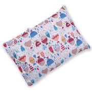 Colorful Fishes - Toddler Pillow with 100% Cotton Removable cover - 20 X 15 Inches | Children Pillows