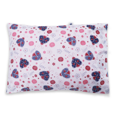 Love Bug - Toddler Pillow with 100% Cotton Removable cover - 20 X 15 Inches | Children Pillows