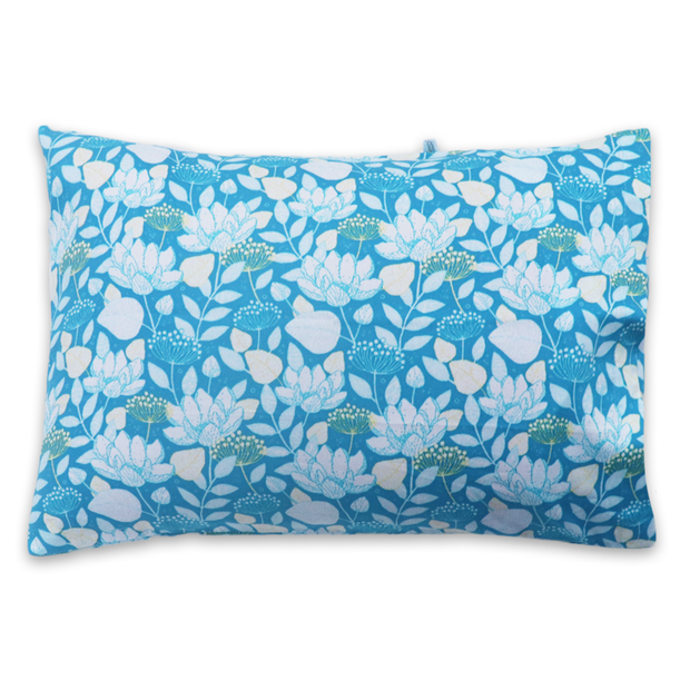 Hydrangea - Toddler Pillow with 100% Cotton Removable cover - 20 X 15 Inches | Children Pillows