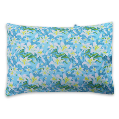 Calla Lily - Toddler Pillow with 100% Cotton Removable cover - 20 X 15 Inches | Children Pillows