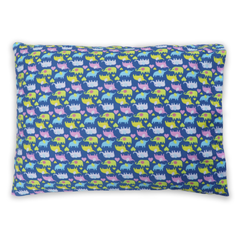 Dancing Elephants Toddler Pillows with 100% Cotton Removable cover - 20 X 15 Inches | Children Pillows