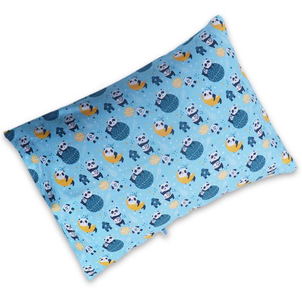 Pandastic - Toddler Pillow with 100% Cotton Removable cover - 20 X 15 Inches | Children Pillows