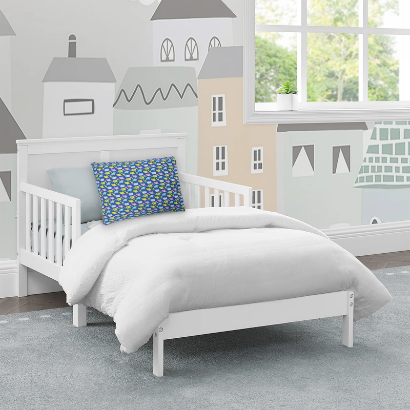 Dancing Elephants Toddler Pillows with 100% Cotton Removable cover - 20 X 15 Inches | Children Pillows