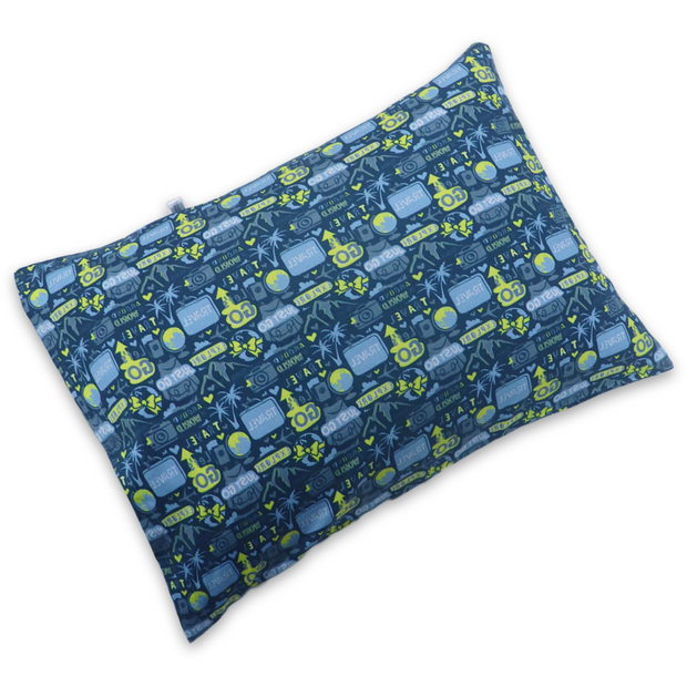 Globetrotter - Toddler Pillow with 100% Cotton Removable cover - 20 X 15 Inches | Children Pillows