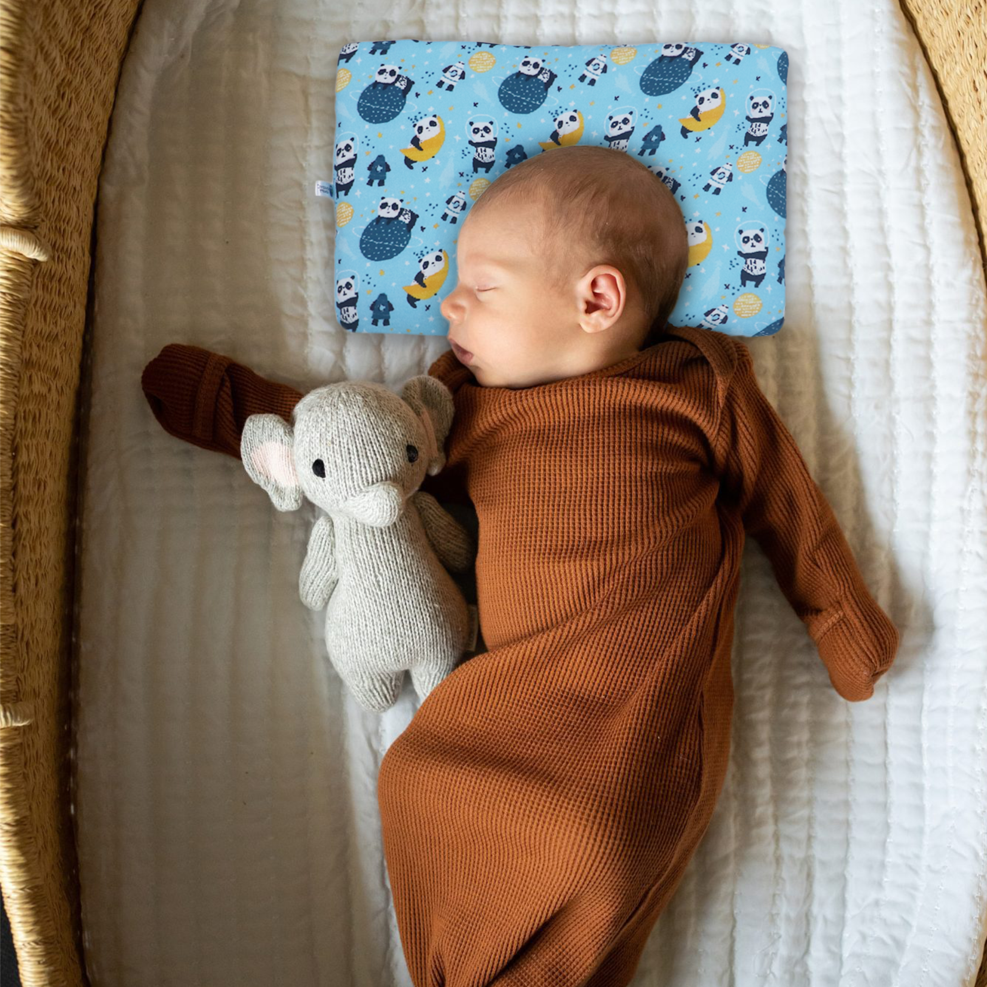 Pandastic Love New Born Pillow | Baby Pillow | Head Shaping Pillow
