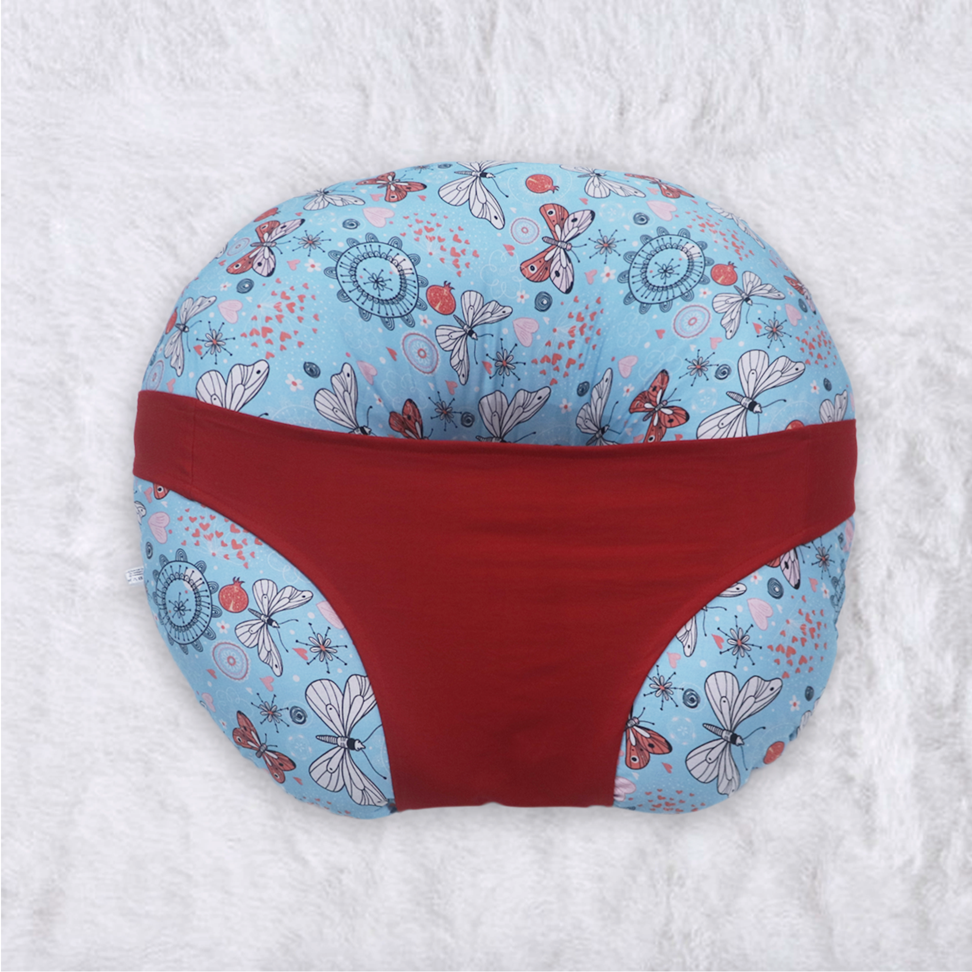 Blue Butterfly - Baby Feeding Pillow | Nursing Pillow | Breastfeeding Pillow