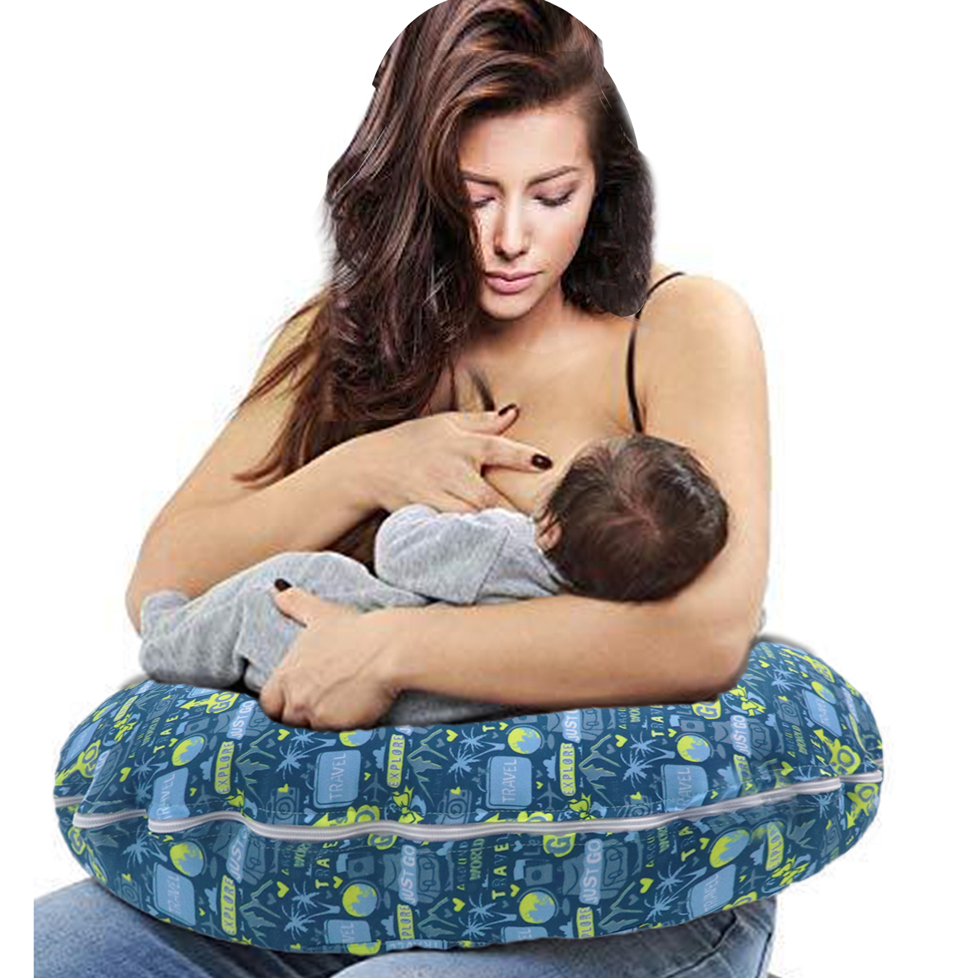 Globetrotter - Baby Feeding Pillow | Nursing Pillow | Breastfeeding Pillow