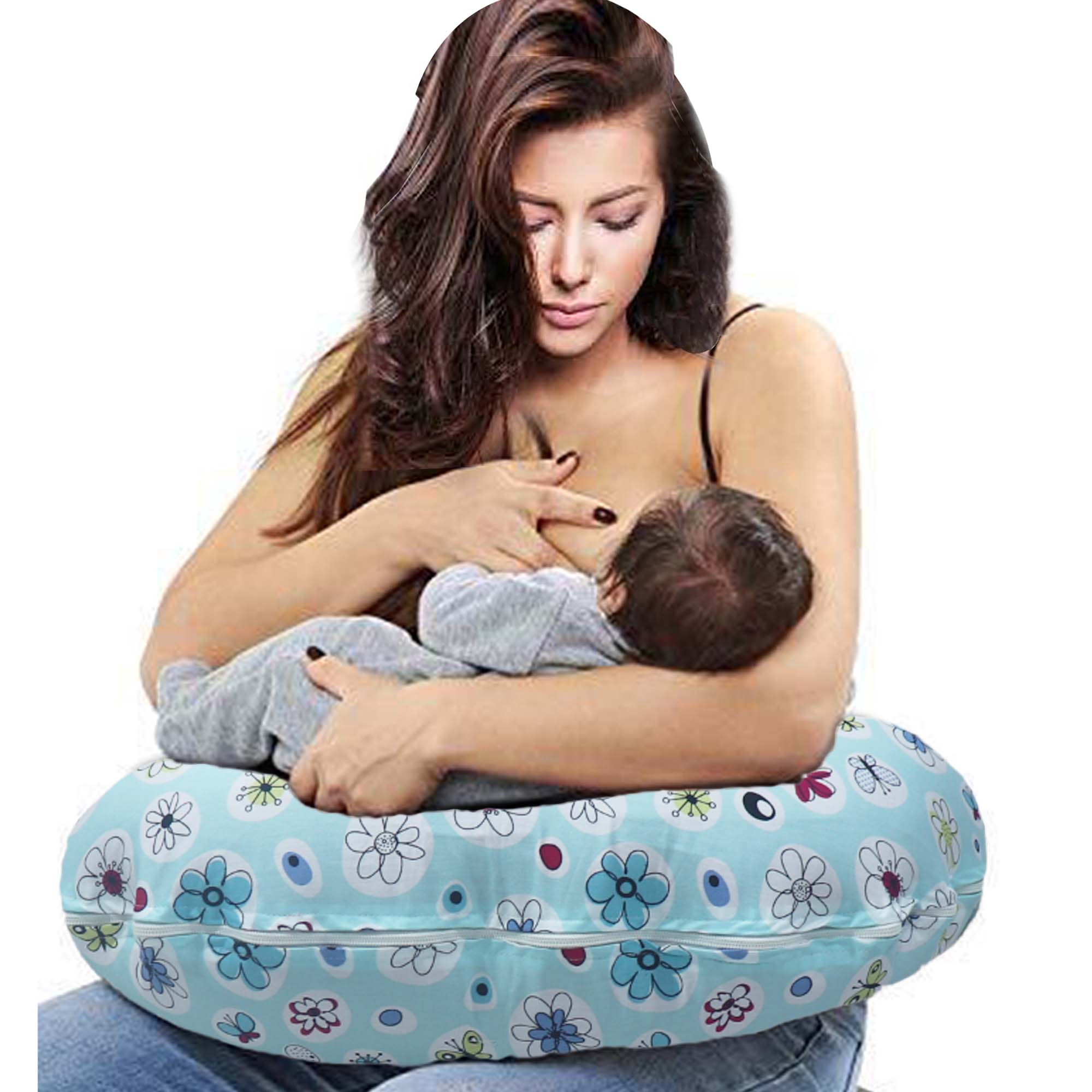 Floral Butterfly - Baby Feeding Pillow | Nursing Pillow | Breastfeeding Pillow