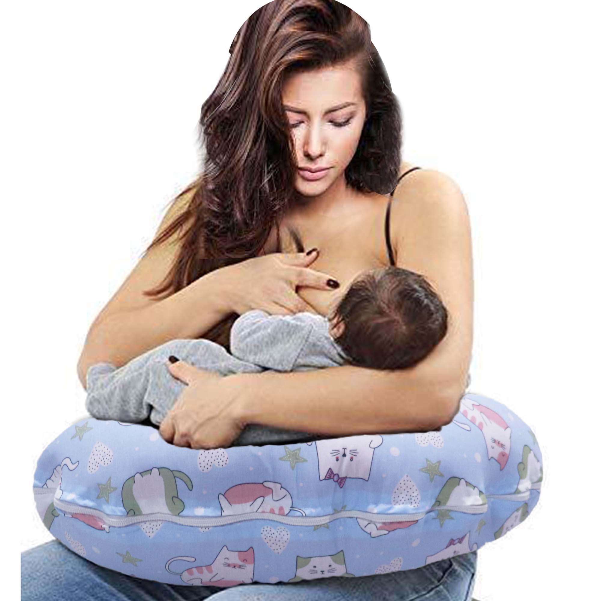 Kitty Love - Baby Feeding Pillow | Nursing Pillow | Breastfeeding Pillow