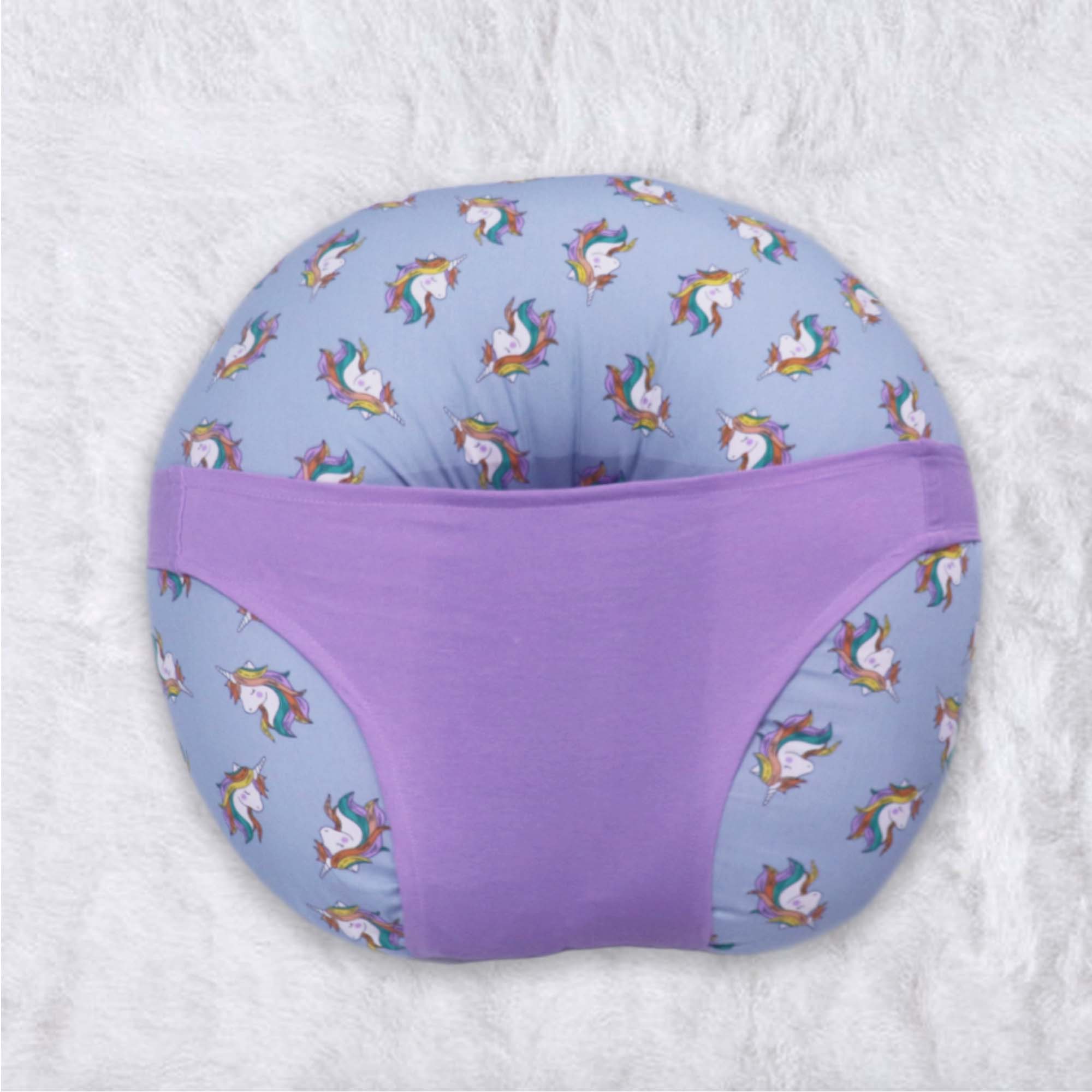 Grey Unicorn - Baby Feeding Pillow | Nursing Pillow | Breastfeeding Pillow