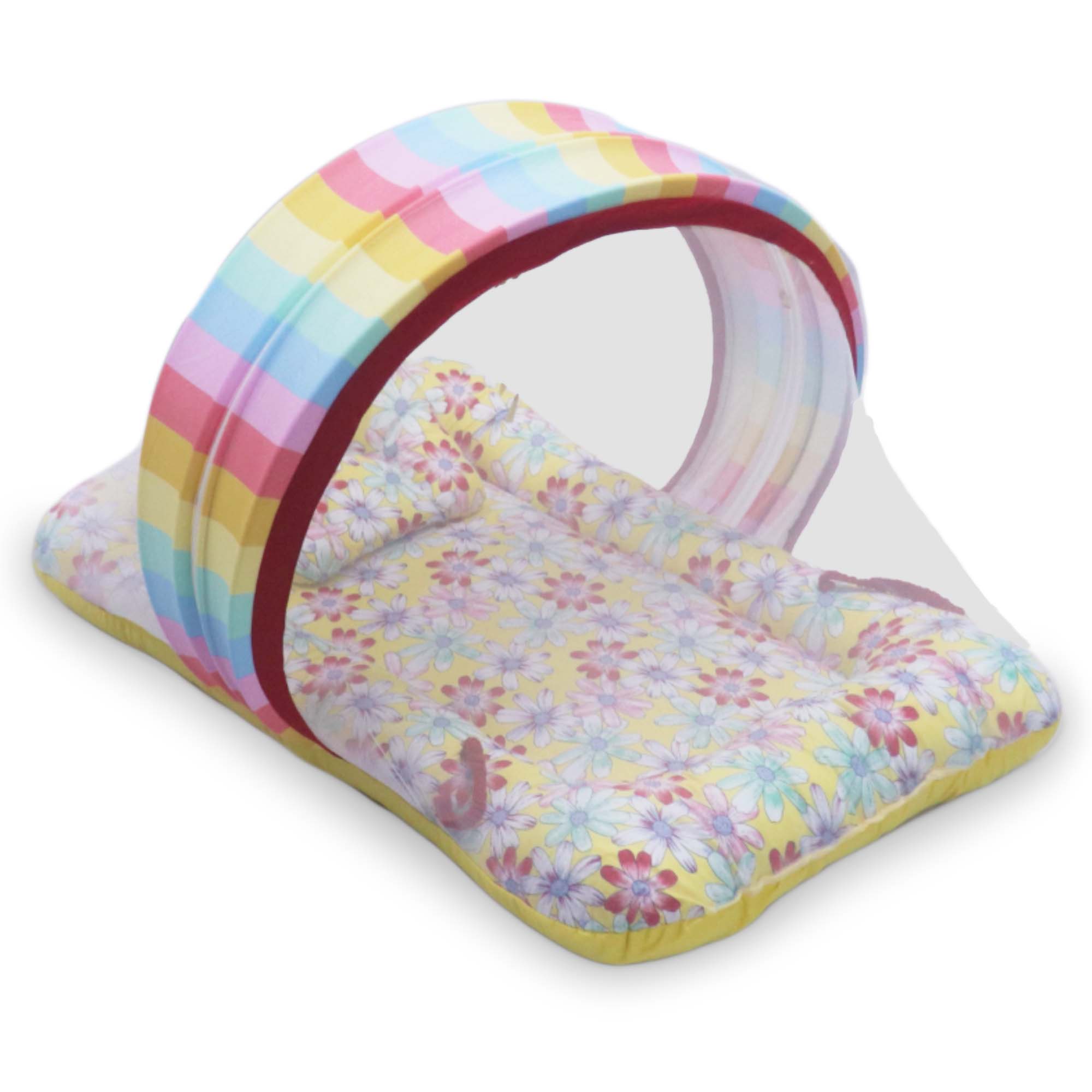 Sunshine Floral -  Kradyl Kroft Bassinet Style Mosquito Net Bedding for Infants