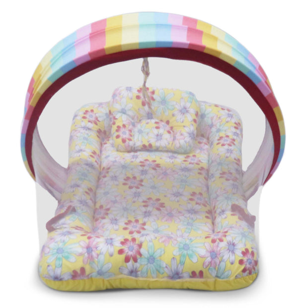 Sunshine Floral -  Kradyl Kroft Bassinet Style Mosquito Net Bedding for Infants