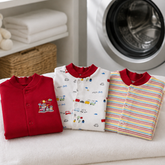 Set of 3 Unisex Full Sleeve Romper Bodysuit | Cotton Jersey Fabric - My Home