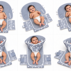 Born Star Grey Diaper Changing Mat for Baby