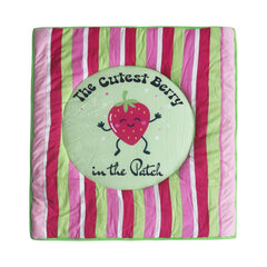 Kradyl Kroft 6 Pc Bedding Set for Infants | Baby Bedding Set | Baby Mattress with Quilt | Side Pillows | Head Pillow (VeryBerry)