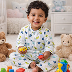 Starsy | Checkered Muslin | Soft Unisex Muslin Set for New Born to 6 Years