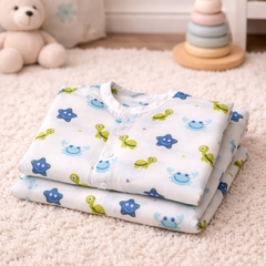 Starsy | Checkered Muslin | Soft Unisex Muslin Set for New Born to 6 Years