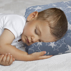 Born Star Grey Toddler Pillows with 100% Cotton Removable cover - 20 X 15 Inches | Children Pillows