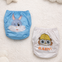 Adjustable Reusable Diaper Pants - Duo